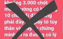 Công an Hà Nội truy tìm đối tượng tung tin giả "3000 chốt kiểm tra trên toàn thành phố"
