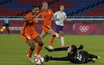 Kết quả, BXH bóng đá nữ Olympic Tokyo, ngày 27/7: ĐT Hà Lan đại thắng ĐT Trung Quốc