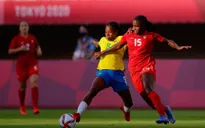 Canada 0–0 (4-3 pen) Brazil: Loạt luân lưu nghẹt thở, ĐT nữ Canada vào bán kết bóng đá nữ bóng đá nữ Olympic Tokyo 2020