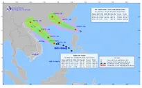 Áp thấp nhiệt đới gió giật cấp 8 hướng vào Biển Đông, khả năng mạnh lên thành bão