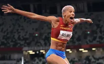 Olympic Tokyo 2020 | VĐV điền kinh Venezuela phá kỷ lục Thế giới nội dung nhảy 3 bước nữ