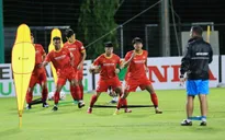 ĐT U22 Việt Nam miệt mài rèn thể lực trong điều kiện bất lợi về thời tiết