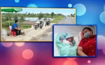 Nam sinh y khoa trực chốt phòng dịch giúp sản phụ vượt cạn