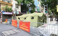 Hà Nội phong tỏa một dãy phố Đội Cấn có chùm ca dương tính SARS-CoV-2