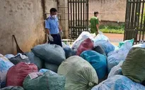 Phát hiện cơ sở tái chế hơn 1 tấn khẩu trang