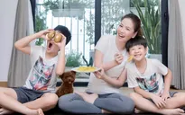 Đan Lê bật mí bí kíp giữ hòa khí gia đình trong mùa dịch