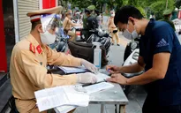 6 tổ liên quân Công an TP Hà Nội xử phạt gần 700 triệu đồng vi phạm phòng chống dịch