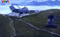 Bức tranh khổng lồ trên dãy Alps