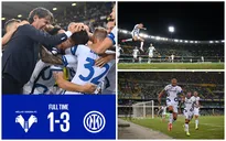 Ngược dòng thắng trên sân khách, Inter Milan vươn lên dẫn đầu Serie A