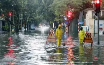Hà Nội: Mưa lớn chiều tối 28/8 gây ngập úng một số tuyến phố