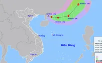 Áp thấp nhiệt đới di chuyển theo hướng Đông Đông Nam và có khả năng mạnh thêm