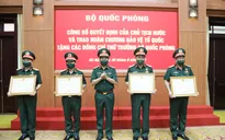 5 Thứ trưởng Bộ Quốc phòng được trao Huân chương Bảo vệ Tổ quốc