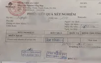 Phát hiện trường hợp sửa chữa giấy xét nghiệm COVID-19