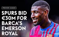 Chi 30 triệu Euro, Tottenham đánh bại Arsenal trong cuộc đua giành hậu vệ của Barcelona