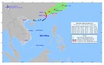 Bão số 4 đã di chuyển ra ngoài và không quay trở lại Biển Đông