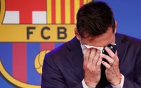 Lionel Messi bật khóc trong buổi họp báo, chính thức nói lời chia tay Barcelona