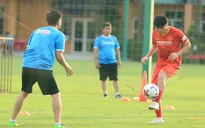 Tiền vệ Tuấn Anh trở lại tập luyện cùng ĐT Việt Nam