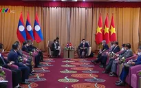 Chủ tịch nước Nguyễn Xuân Phúc tiếp Chủ tịch Mặt trận Lào