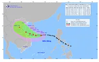 Bão số 5 giật cấp 12, cách quần đảo Hoàng Sa 170km