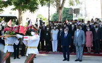 Chủ tịch nước đặt vòng hoa tại Tượng đài Chủ tịch Hồ Chí Minh ở Cuba