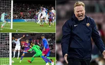 Barcelona giành 1 điểm nhờ bàn thắng ở phút 90