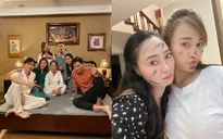Hậu trường vui nhộn mẹ chồng nàng dâu trong "Hương vị tình thân"