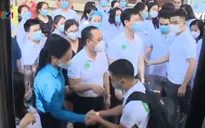Các y, bác sĩ Bệnh viện Răng Hàm Mặt Trung ương tới TP Hồ Chí Minh hỗ trợ điều trị COVID-19