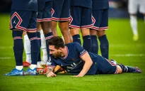 Hình ảnh ấn tượng của Messi trong trận thắng Man City