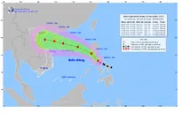 Bão Côn Sơn sẽ đi vào Biển Đông và mạnh lên