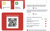 Cấp mã QR qua ứng dụng khai báo di chuyển VNEID