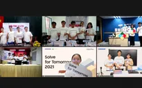 Trao giải cuộc thi Giải pháp cho ngày mai 2021 cho học sinh THCS, THPT