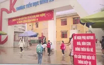 Học sinh TP Bắc Giang đi học trở lại sau thời gian nghỉ phòng dịch