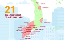 21 tỉnh thành của Việt Nam có mức sinh thấp và rất thấp