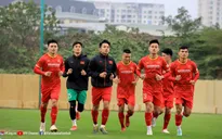 ĐT Việt Nam tập buổi đầu tiên sau kỳ nghỉ