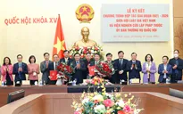 Chủ tịch Quốc hội dự Lễ ký chương trình hợp tác giữa Viện Nghiên cứu lập pháp và Hội Luật gia Việt Nam