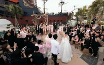 Lộ diện mỹ nhân bắt được hoa cưới của Diệu Nhi - Anh Tú