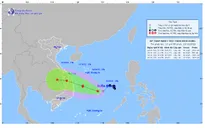 Áp thấp nhiệt đới giật cấp 6, có khả năng mạnh lên thành bão