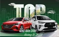 Mẫu xe ô tô bán nào bán chạy nhất tháng 9 vừa qua?