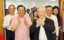 Tổng Bí thư Nguyễn Phú Trọng tiếp xúc cử tri TP Hà Nội