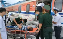 Dùng trực thăng cấp cứu ngư dân từ đảo Nam Yết