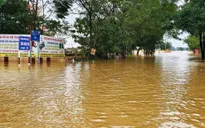 Ngập lụt tiếp diễn tại khu vực Quảng Bình - Thừa Thiên Huế
