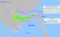 Bão Nesat sẽ đi vào Biển Đông và có khả năng mạnh thêm