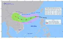 Bão số 6 rất mạnh trên biển