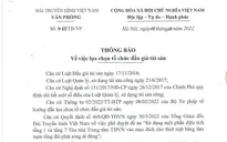 Đài THVN thông báo về việc lựa chọn tổ chức đấu giá tài sản