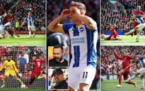 Liverpool chia điểm với Brighton trong trận cầu có 6 bàn thắng