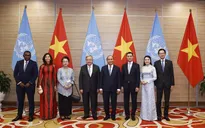 Chủ tịch nước Nguyễn Xuân Phúc và Tổng Thư ký António Guterres chủ trì Lễ kỷ niệm 45 năm Việt Nam gia nhập LHQ