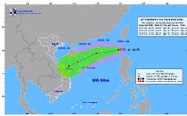 Áp thấp nhiệt đới giật cấp 8 đã đi vào Biển Đông