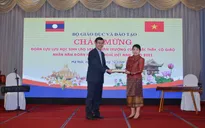 Giao lưu đoàn cựu 100 lưu học sinh Lào về thăm Việt Nam