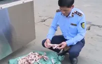 Phát hiện hơn 3 tấn chân gà bẩn chuẩn bị tuồn ra thị trường