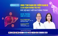 Tư vấn trực tuyến: "Ung thư gan do viêm gan B & các bệnh đường tiêu hoá: Mức độ nguy hiểm và cách phòng tránh"